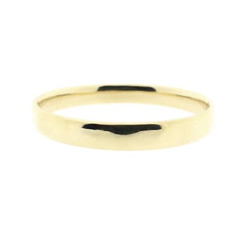 Gouden brede slavenarmband; Maat M, Ophalen of Verzenden, Gebruikt, Goud, Goud