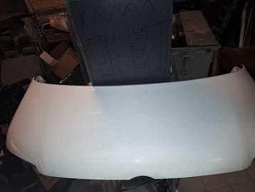MOTORKAP VOLKSWAGEN TRANSPORTER T5 WIT (T5 motorkap), Auto-onderdelen, Ophalen of Verzenden, Gebruikt, Volkswagen, Motorkap