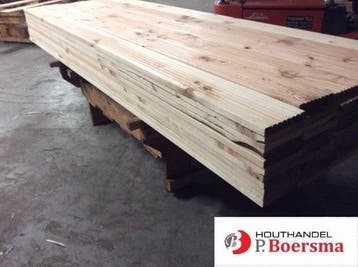 Douglas vlonderplanken 25x165 voor € 1,50 m1., 25 tot 50 mm, Nieuw, Plank, 300 cm of meer