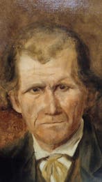 M. Trigona (XIX) - Ritratto di Thomas Lincoln, Antiek en Kunst, Kunst | Schilderijen | Klassiek