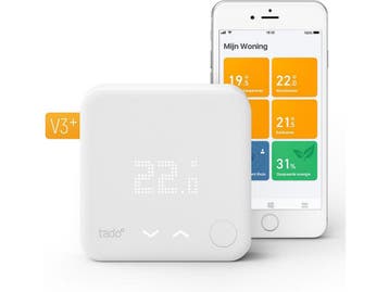 Tado Slimme Thermostaat V3+ - Bedraad - Geolocatie Open Raam, Doe-het-zelf en Verbouw, Verwarming en Radiatoren, Verzenden, Zo goed als nieuw