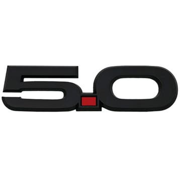 Ford Racing 15-17 Ford Mustang 5.0L Fender Emblem Black, Ophalen of Verzenden