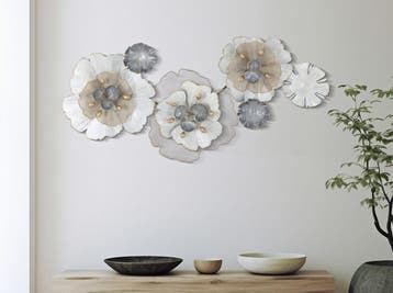 IJZEREN PANEEL BLOEMRIJK CM 119X8X60 - 319510000, Ophalen of Verzenden, Nieuw