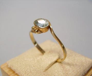 Zonder minimumprijs - Ring - 8 karaat Geel goud - 1.20ct., Nieuw