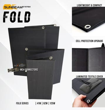 Sunbeamsystem Fold 125 Watt, Ophalen of Verzenden, Nieuw
