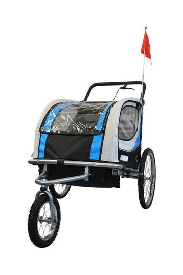 2-in-1 Fietskar & Buggy - Zo goed als nieuw -33% korting, Fietsen en Brommers, Opvouwbaar, Ophalen of Verzenden, Zo goed als nieuw