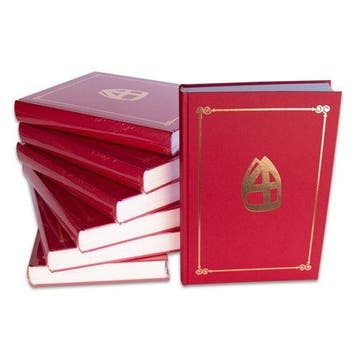 Sinterklaasboek met mijter, Verzenden, Nieuw, Feestartikel