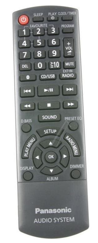 Afstandsbediening Panasonic SC-HC400EG-K, Ophalen of Verzenden, Nieuw, Origineel