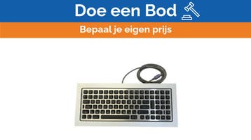 Bieden: Marine Stainless Steel Qwerty Keyboard, Ophalen of Verzenden, Nieuw, Kabel of Apparatuur