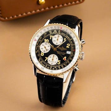 Breitling - Old Navitimer Chrono Date Gold Steel - D13022 -, Sieraden, Tassen en Uiterlijk, Horloges | Heren, Nieuw