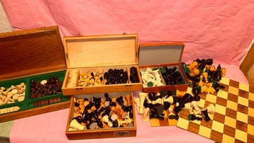Schaakspel - Hout