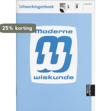 Moderne wiskunde 1b vmbo basis Uitwerkingen 9789001604592, Verzenden, Gelezen