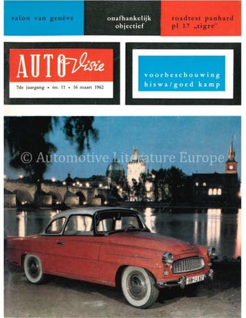 1962 AUTOVISIE MAGAZINE 11 NEDERLANDS, Nieuw, Author