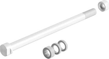 Tacx E-Thru axle skewer 12 mm Achterwiel, Ophalen of Verzenden, Nieuw, Tacx
