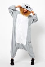 Onesie Koala Pak S-M of 158-164 Koalapak Kostuum Grijs Beer, Carnaval, Nieuw, Ophalen of Verzenden, Kleding