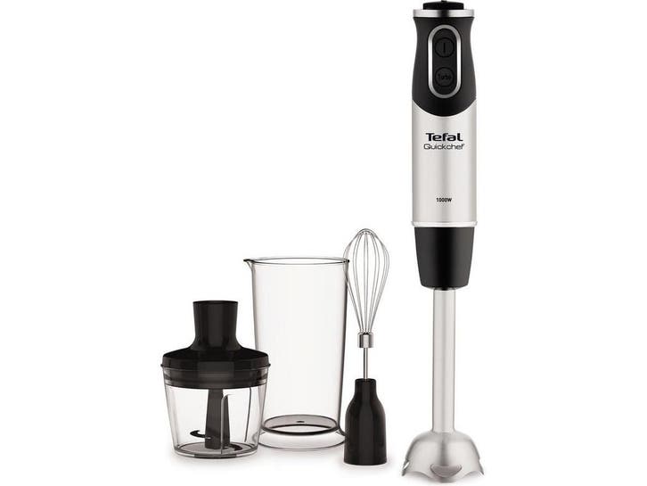 Tefal HB656838 - Staafmixer - 1000 W - RVS Zwart, Witgoed en Apparatuur, Blenders, Zo goed als nieuw, Verzenden