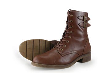 Graceland Veterboots in maat 41 Cognac, Overige kleuren, Verzenden, Overige typen, Zo goed als nieuw