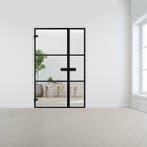 Steel look deur met zijlicht voor opdek kozijn, Ophalen of Verzenden, Nieuw