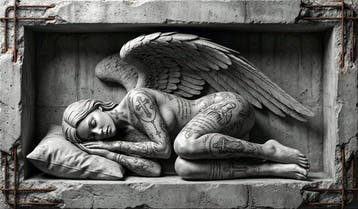 Artxlife - The Sleeping Tattooed Cement Angel