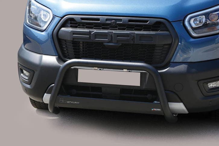 Bullbar zwart Ford Transit Trail (2020-), Auto diversen, Tuning en Styling, Verzenden