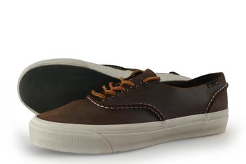 Vans Instappers in maat 44½ Bruin, Kleding | Heren, Schoenen, Bruin, Verzenden, Overige typen, Zo goed als nieuw