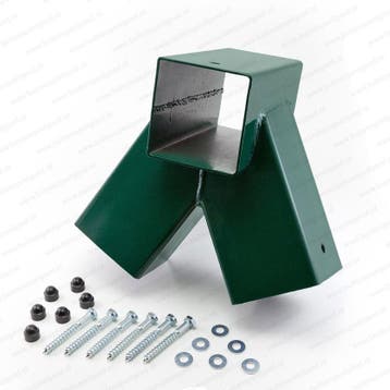 Hoekverbinding Vierkant Schommel schuin(100º) 90x90mm groen, Ophalen of Verzenden, Nieuw