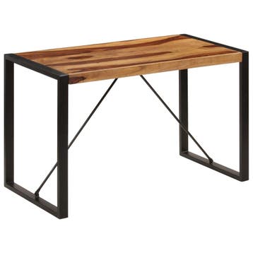 vidaXL Eettafel 120x60x76 cm massief acaciahout, Huis en Inrichting, Tafels | Eettafels, Verzenden, Nieuw