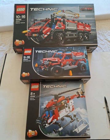 Lego Set - Technic - 42068; 42075; 42092, Nieuw