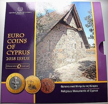 Munten set 1 Cent-2 Euro 2018 Zypern, Postzegels en Munten, Munten | Europa | Euromunten, Verzenden