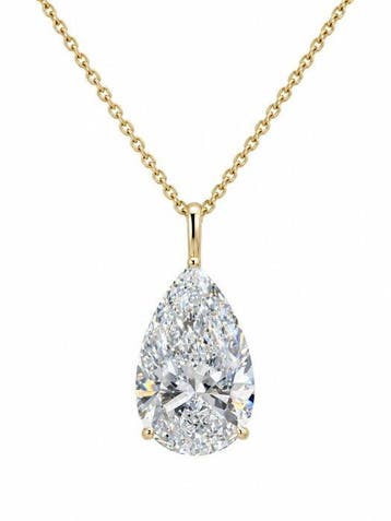 Halsketting - 14 karaat Geel goud - 10.05ct. tw. Diamant, Nieuw