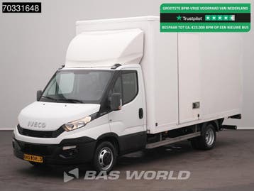 Iveco Daily 35C15 3.0L Euro6 Laadklep 2x Zijdeur 3,5t Trekha, Stof, Gebruikt, Euro 6, Iveco