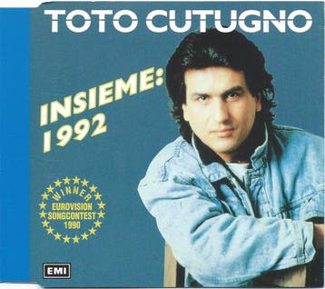 cd single - Toto Cutugno - Insieme: 1992, Cd's en Dvd's, Verzenden, Zo goed als nieuw, Overige genres