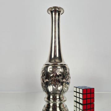 J.P. Kayser & Sohn - Vaas - XL - Koper, Verzilverd - Floraal
