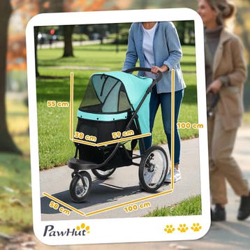 TRUUSK Hondenwagen Jogger &amp; Kattenbuggy - Opvouwbaar - V, Verzenden, Nieuw