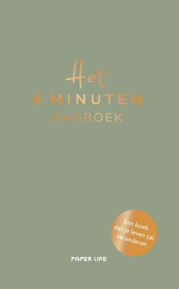 Het 6 minuten dagboek - groene editie (Goed), Verzenden, Gelezen, Dominik Spenst