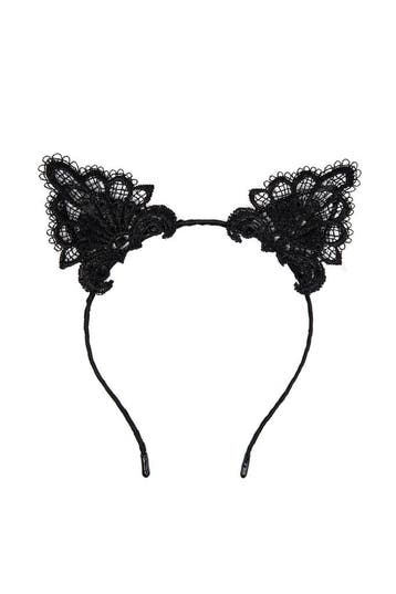 KIMU® Haarband Kat Kant Zwart Kattenoortjes Diadeem Hallowee, Kleding | Dames, Ophalen of Verzenden, Nieuw, Halloween, Accessoires