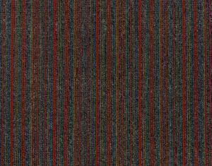 Astra Stripe Rood - Restpartij Tapijttegels - 40 m², Nieuw, Ophalen of Verzenden, Tapijttegels, Modern