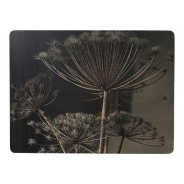 placemat berenklauw donker 30x40cm (4), Verzenden, Nieuw