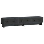 vidaXL TV-kast met lade Zwart 147 x 34,5 x 30 cm Bewerkt, Huis en Inrichting, Minder dan 50 cm, Verzenden, Nieuw, Minder dan 100 cm