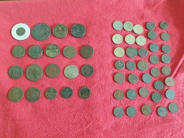 Oostenrijk. Lot of 50+ coins incl. silver, various metals