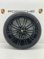 Porsche Panamera(971)ORIGINELE 21 Turbo IV zwart met banden, Auto-onderdelen, Banden en Velgen, Ophalen, Gebruikt, Banden en Velgen