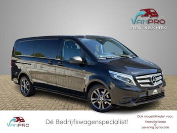Zakelijke Lease |  Mercedes-Benz Vito 116 CDI 163PK L2 Autom, Automaat, Gebruikt, Euro 6, Zwart