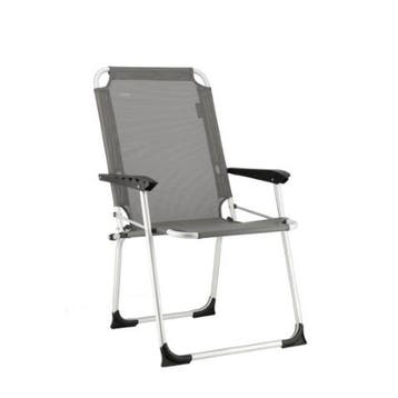 Travellife Ancona stoel Compact grijs (Kampeer Stoelen), Caravans en Kamperen, Ophalen of Verzenden, Nieuw
