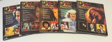 Verzameling van 5 Boeken: 25 jaar Popmuziek in Woord Beeld G, Verzenden, Nieuw