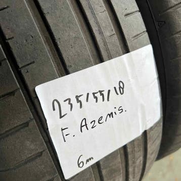 2 x Falken Azenis 235-55-18 Zomerbanden 6mm, 18 inch, Gebruikt, Ophalen of Verzenden, 235 mm