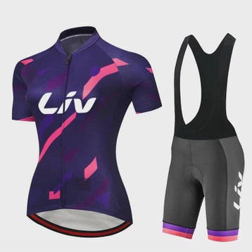 LIV Dames Fietsset Zomer - Korte Mouwen Jersey & Bibshort -, Verzenden, Nieuw