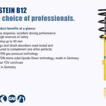 Bilstein B12 2009 Audi A4 Quattro Base Front and Rear, Ophalen of Verzenden, Nieuw