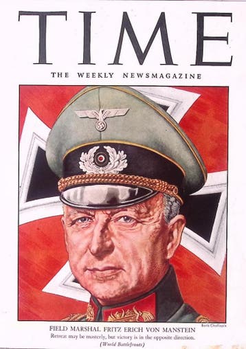 Cover Time Magazine1942 met Fritz Erich Georg Eduard von..., Verzamelen, Militaria | Tweede Wereldoorlog, Verzenden