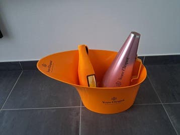 Veuve Clicquot Champagne decoratieve set, - Champagne koeler