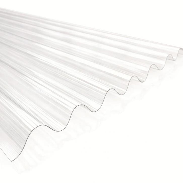 Golfplaat polycarbonaat 76/18 type H 400 x 106 cm L x B, Doe-het-zelf en Verbouw, Glas en Ramen, Verzenden